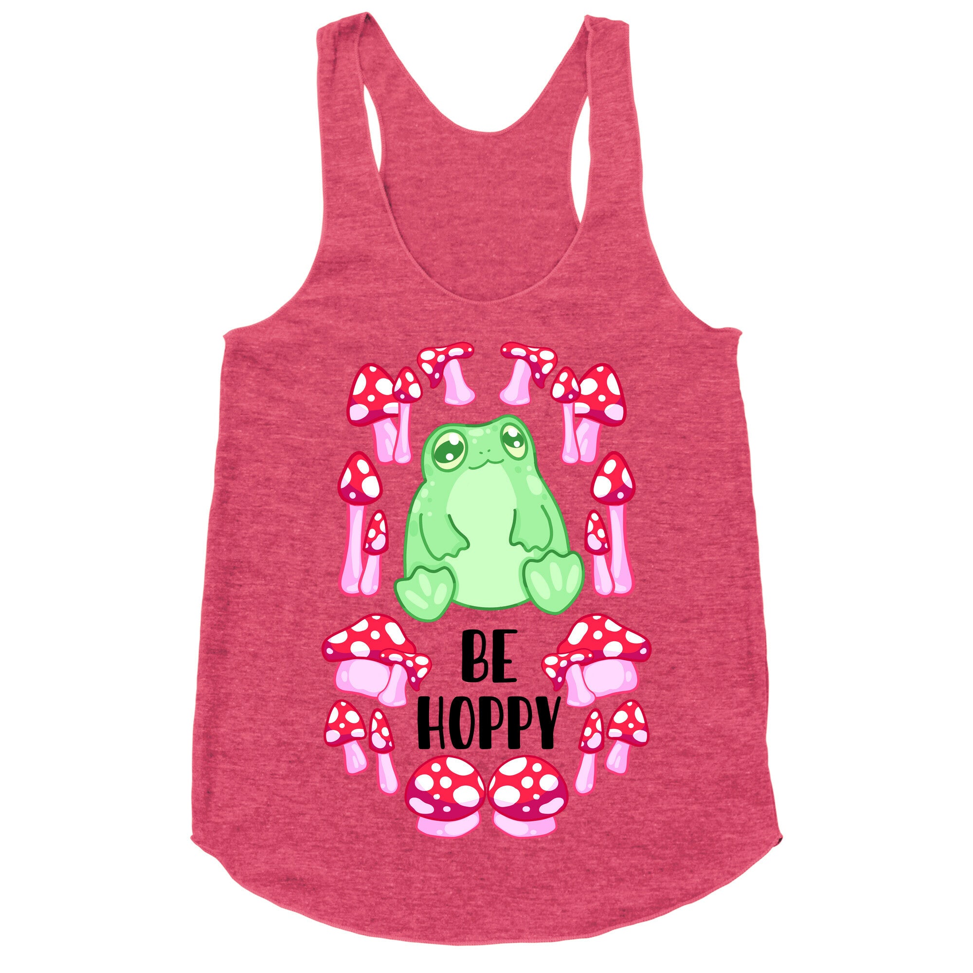 Be Hoppy Frog Racerback Tank